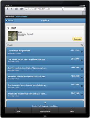 Anlagen- und Maschinenlogbuch